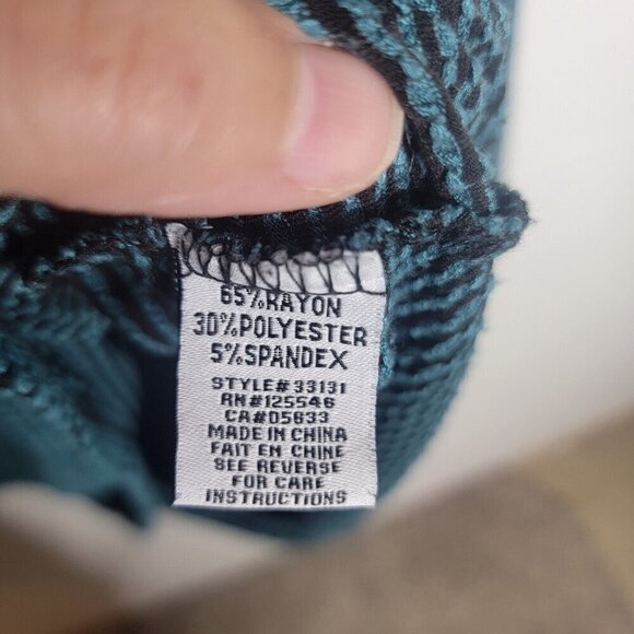 Habitat Clothes To Live In Cowl Neck Tunic Long Sleeve Textured Knit Large Artsy - Picture 4 of 6